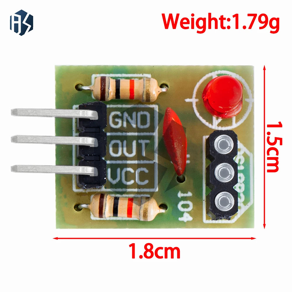 KY-008 650nm Laser Transmitter Module Sensor Non-modulator Tube Zpaxo