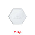 RGB LED Hexagon Wall Light – Modular Touch & Remote Control