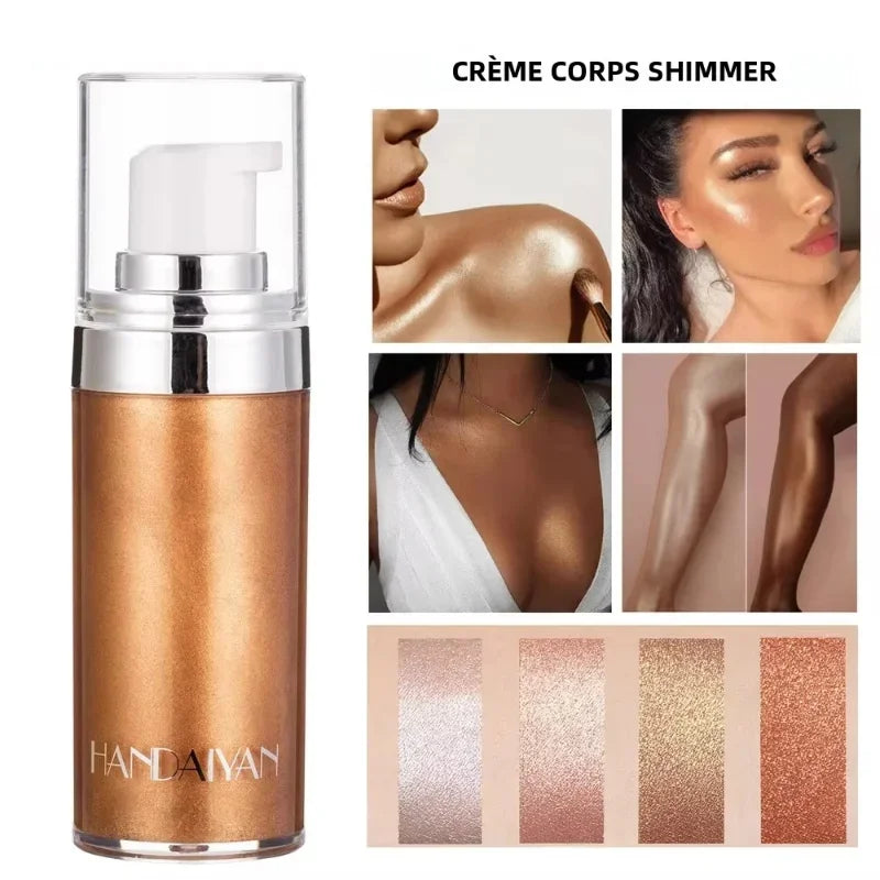 Liquid Highlighter Makeup Smooth Flash Skin Tone Summer Body Cream
