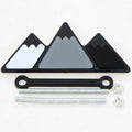 3D Three-Tone Personalized Car Badge Sticker – Side & Rear Logo