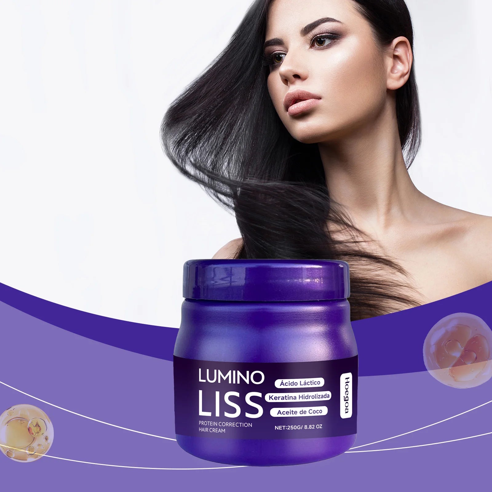 Protein Correction Hair Straightening Cream Anti Drying Frizzy Hair Smoothing Conditioner Enhance Gloss Keratin Repair Hair Mas Zpaxo