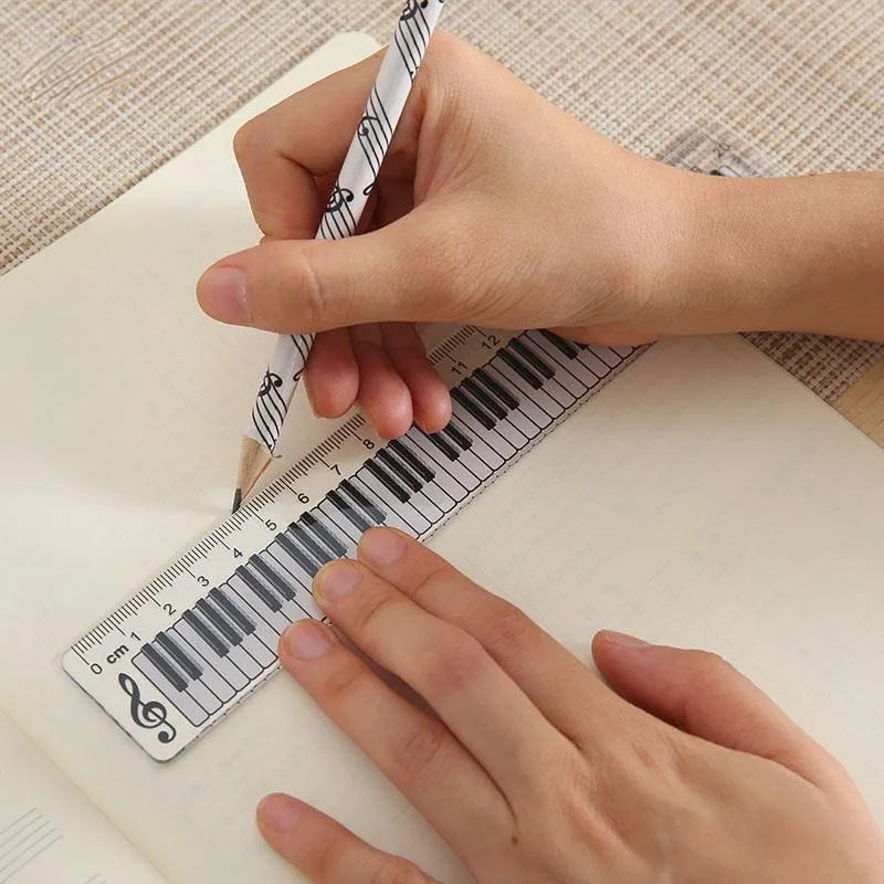 1 Creative Music Ruler Piano Design Measuring Tool Bookmark Musicians