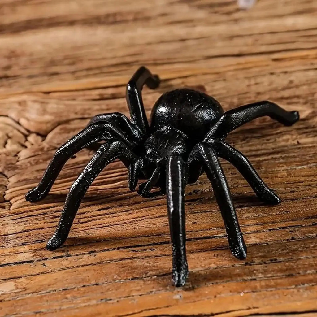 Halloween Spider Figure Seasonal Scene Prop Statue Cast Iron Mantel