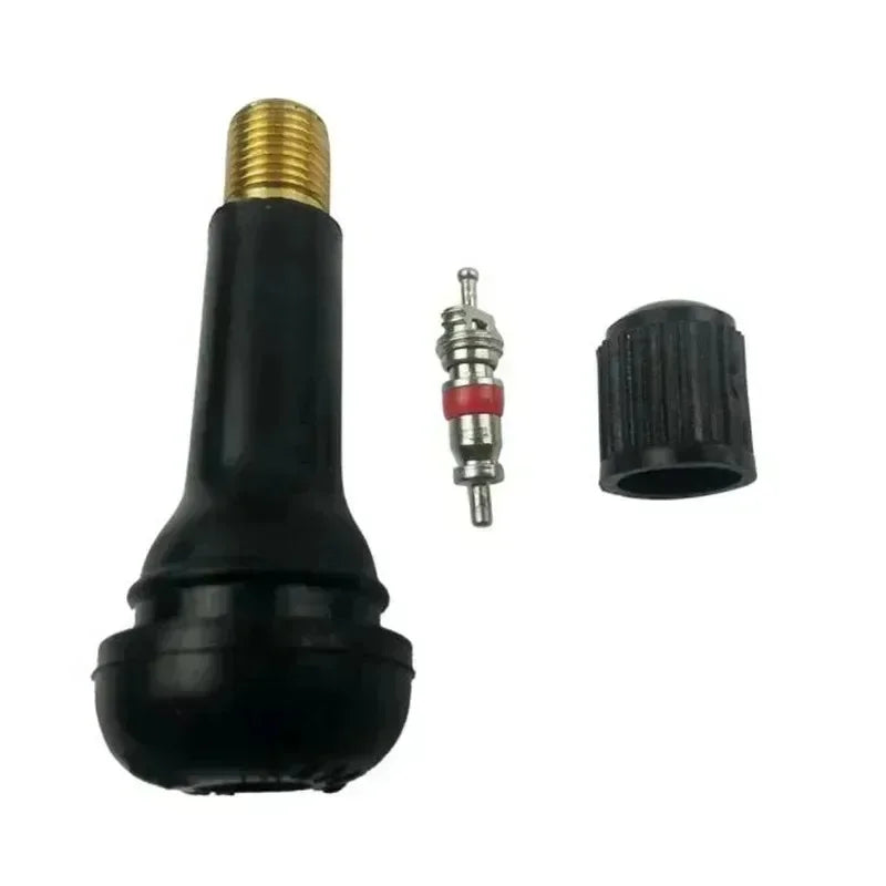 TR414 Tubeless Tire Valve Stems with Dust Caps – 4 or 20 Pack