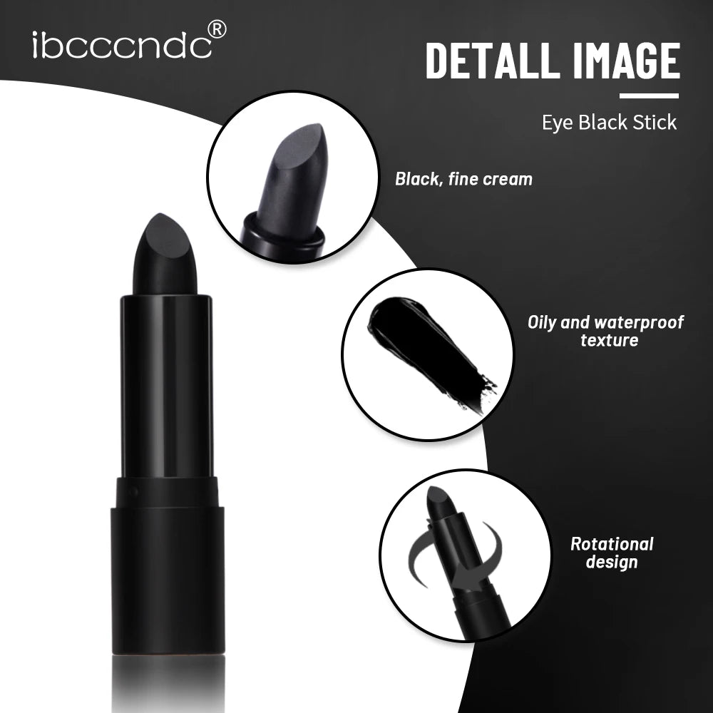 Long-Lasting Black And White Lipstick Crayon With Plumping Effect And Highly Pigmented Nude Waterproof Gloss For Halloween Zpaxo