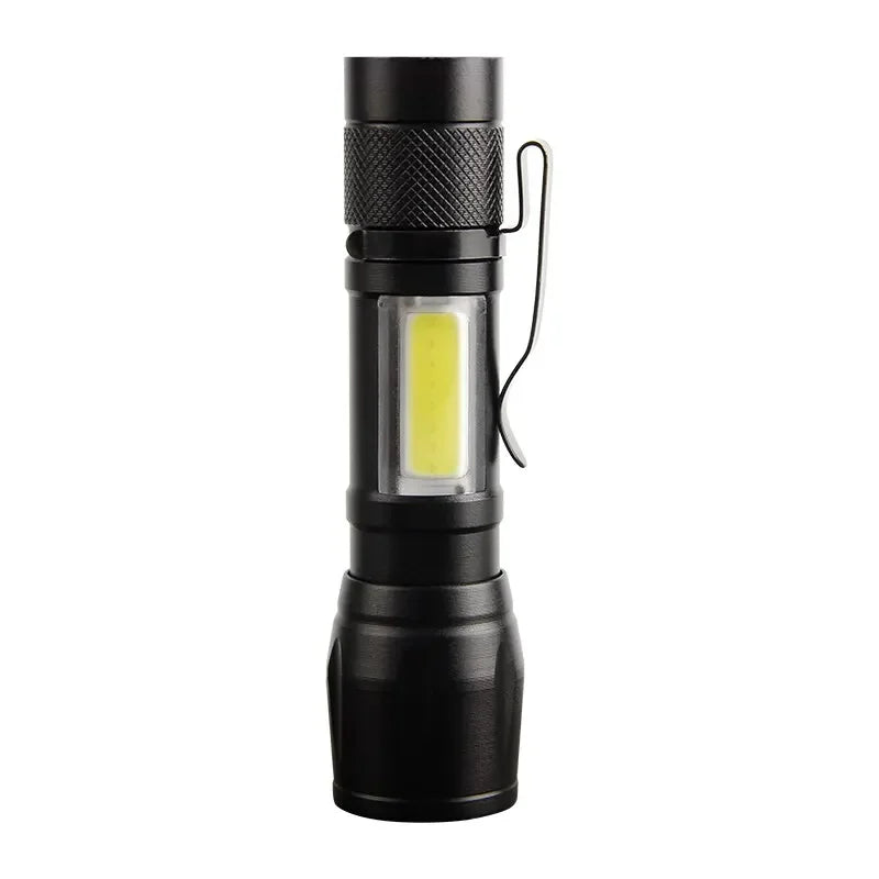 Mini USB Rechargeable LED Flashlight – Waterproof Camping Torch