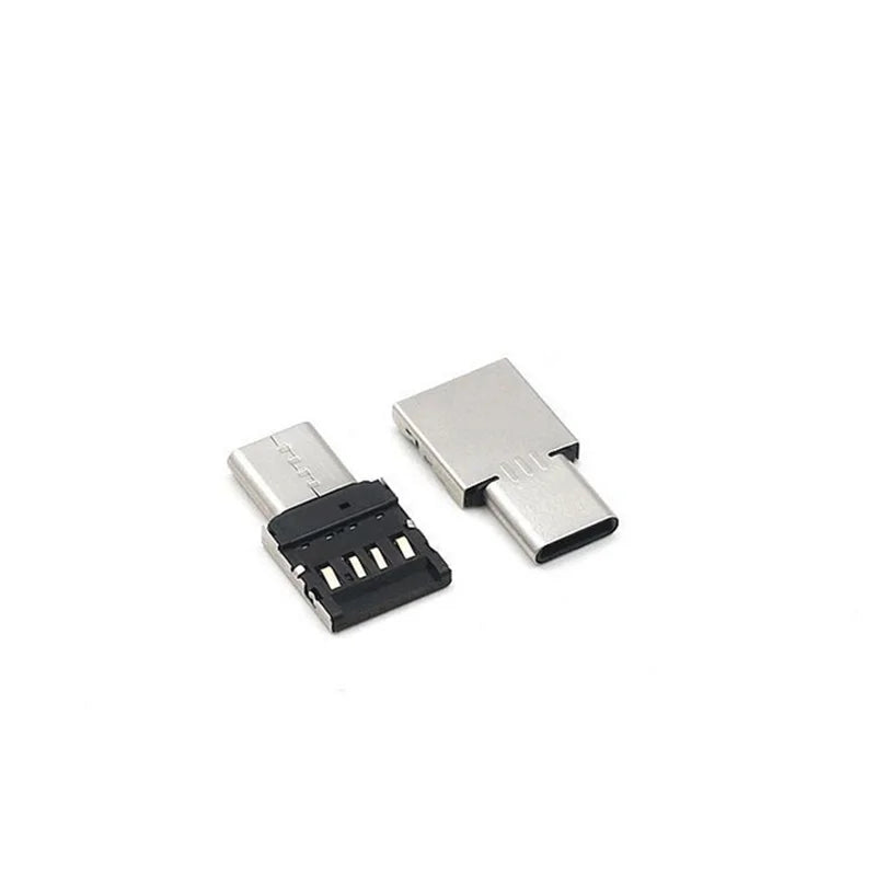 1-5pcs Type C To USB 2.0 OTG Adapter Micro USB Type-c Male To USB Female Converter For Macbook Samsung S20 USB C OTG Connector Zpaxo