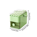 Ice Tray Box 56-Cavity Reusable Double-layer Press Lid Portable Maker
