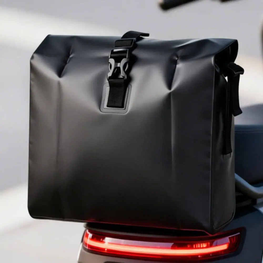 Water Resistant PVC Bike Pannier Bag Large Capacity Portable Design Zpaxo