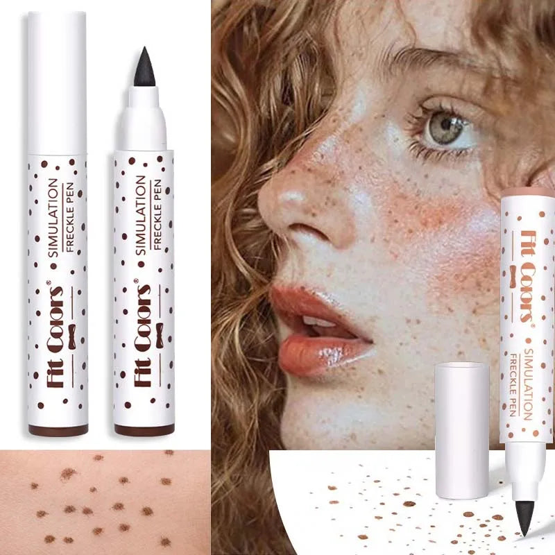 Freckles Pen Waterproof Natural Simulation Fake Spot Makeup Tool Lasting Waterproof Face Dot Spot Pen Eyeliner Durable Cosmetics Zpaxo