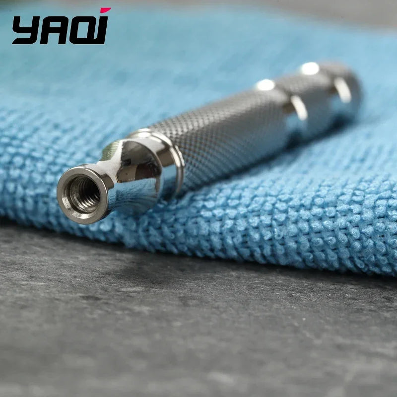 2026 YAQI Razor Handle Yaqi Polished 303 Stainless Steel Men Safety Razor Handle Zpaxo