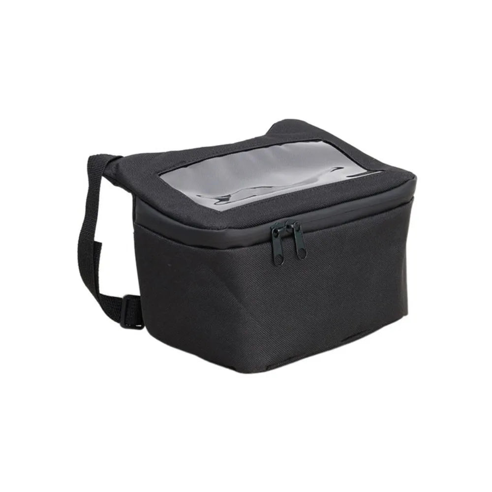 Viewing Window Mountain Bike Bag Storage Waterproof Motorcycle Zpaxo Black