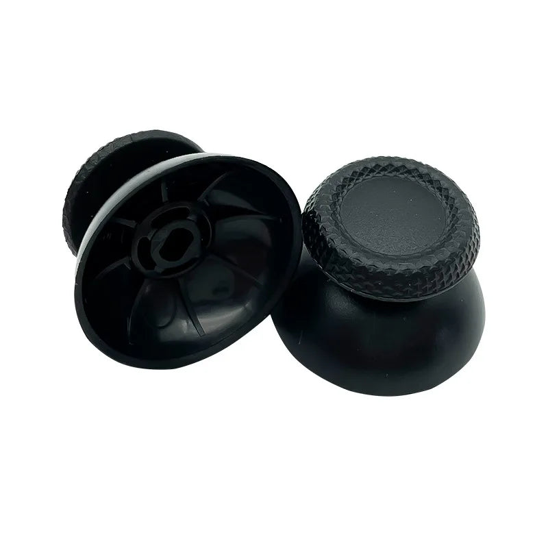 1 Pair Thumb Sticks Grips Rocker Stick Extenders Caps For PS4 / PS5 Controller Silicone Joystick Covers Accessories Kit Set Pack Zpaxo Black