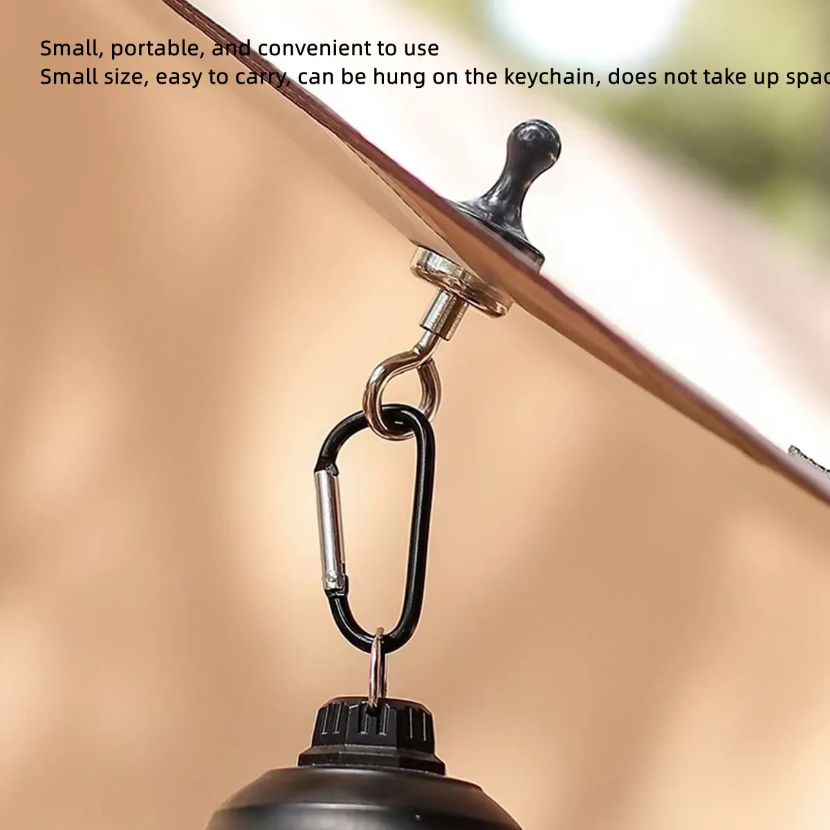 Magnetic Carabiner Hook for Camping – Tent & Canopy Hanger Magnetic Camping Hook Zpaxo