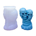 Skull Rose Snake Silicone Molds Making Soap Chocolate Halloween Home