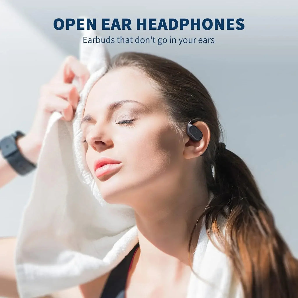 UYUXIO Open Ear Headphones Bluetooth 6 0 Wireless Sports Earbuds