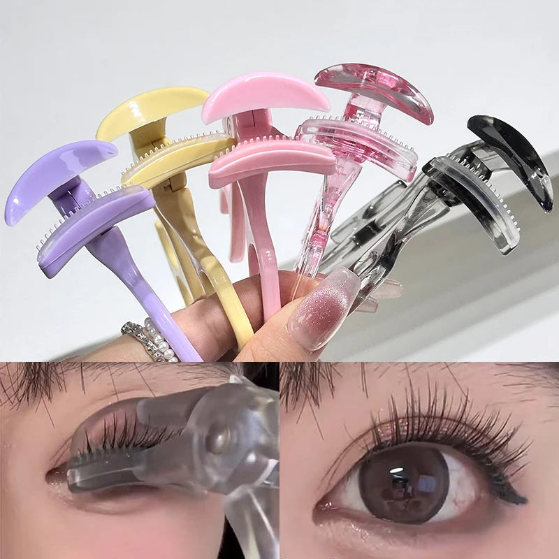 Portable Wide-angle Eyelash Clip Lasting Curler Frameless Toothed Zpaxo