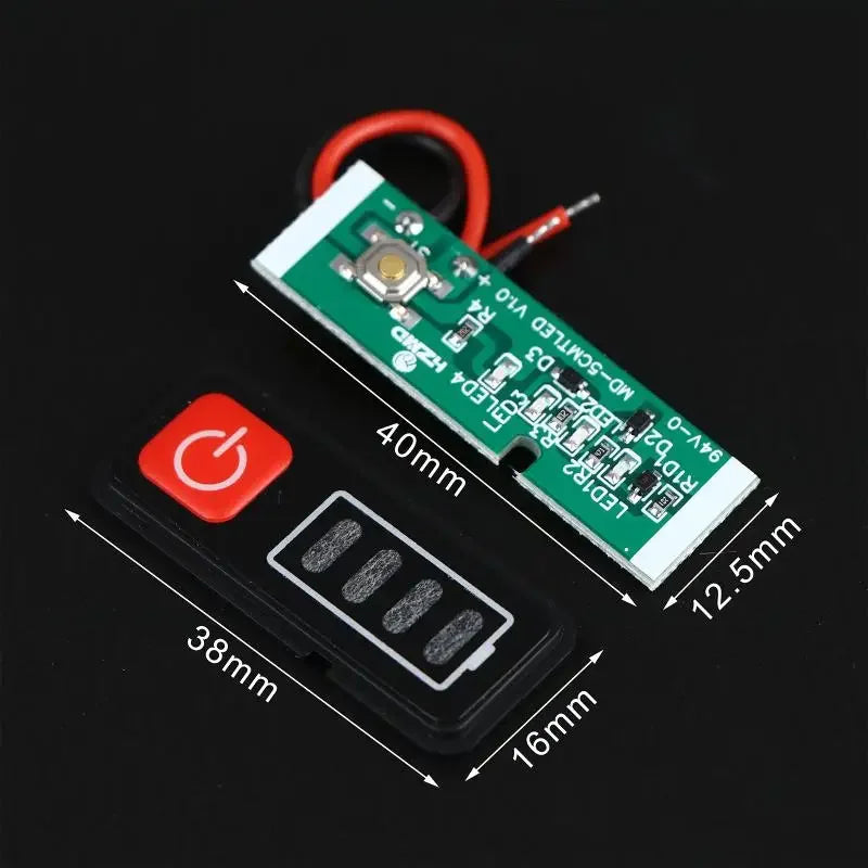 1 3 5S 18V 21V Li-battery Display Power Board LED Electric Drill Zpaxo