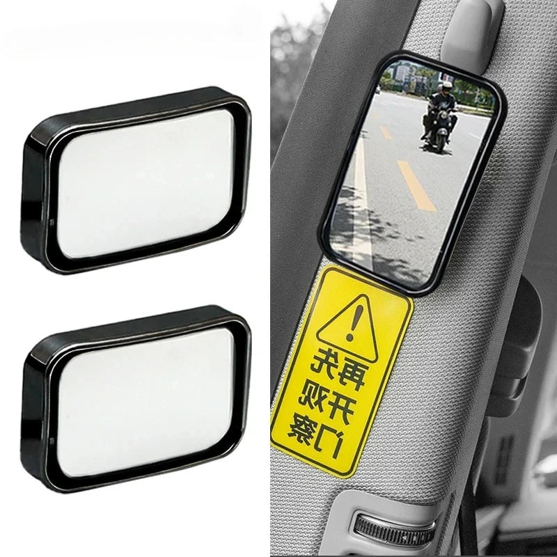 Rearview Mirror Back Passenger HD Glass Wide Angle Convex Adjustable