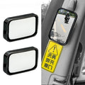Rearview Mirror Back Passenger HD Glass Wide Angle Convex Adjustable