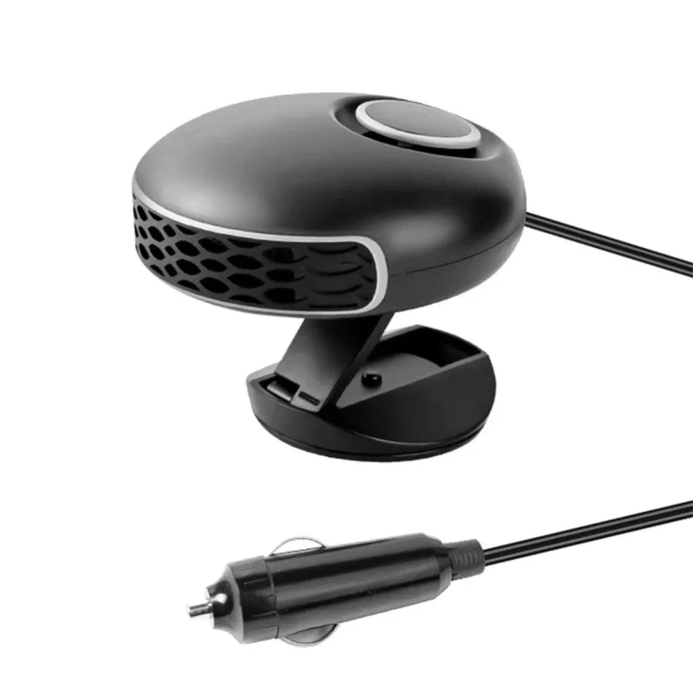 12V 24V Car Heater Low Power Fast Heating Cooling Dual-purpose Zpaxo Black-12V