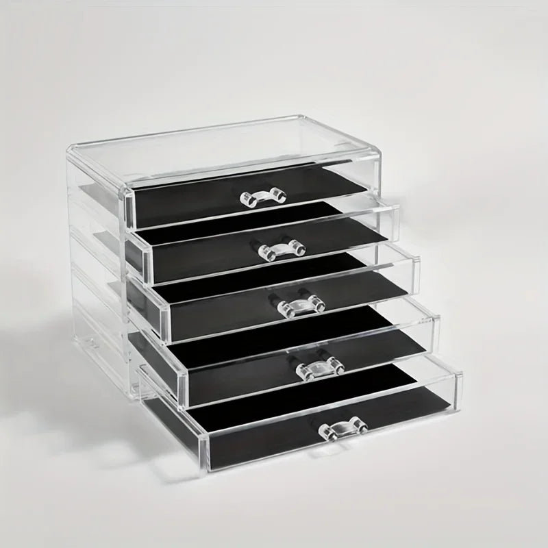 Nail polish storage box, nail polish display box, transparent multi-layer storage rack, cosmetics, lipstick, jewelry storage Zpaxo