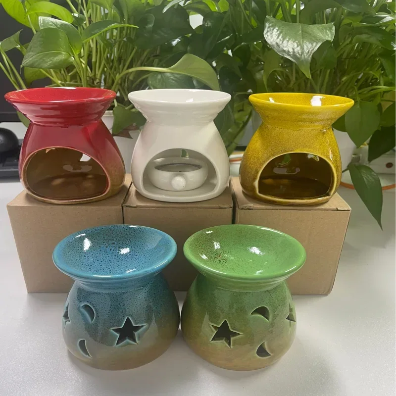 Kiln-changed Star-moon Romantic Small Incense Burner Festive Zpaxo