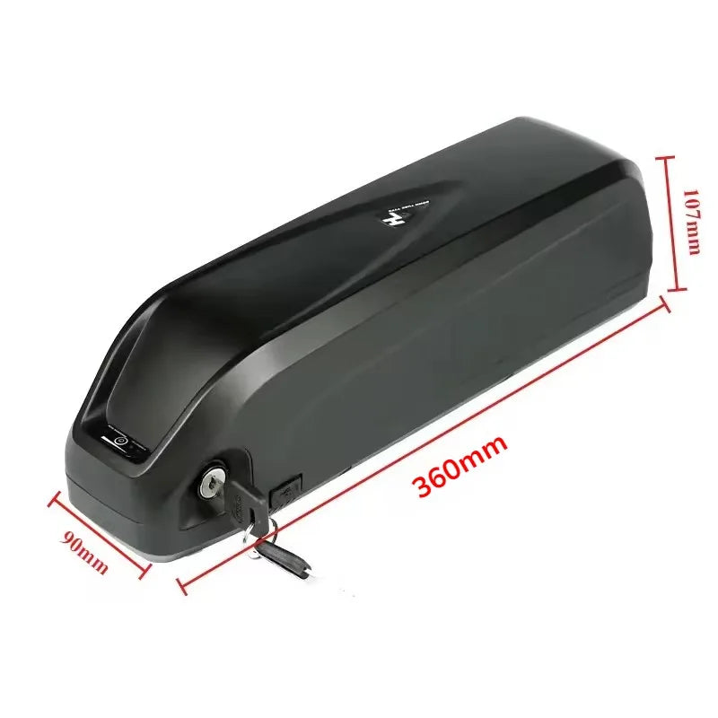 New 52V 48V 36V Hailong Battery 15Ah-20Ah-30Ah for 250-1200W Bafang BBS02 BBS03 BBSHD Motor Full Capacity Power Pack Suitable Zpaxo