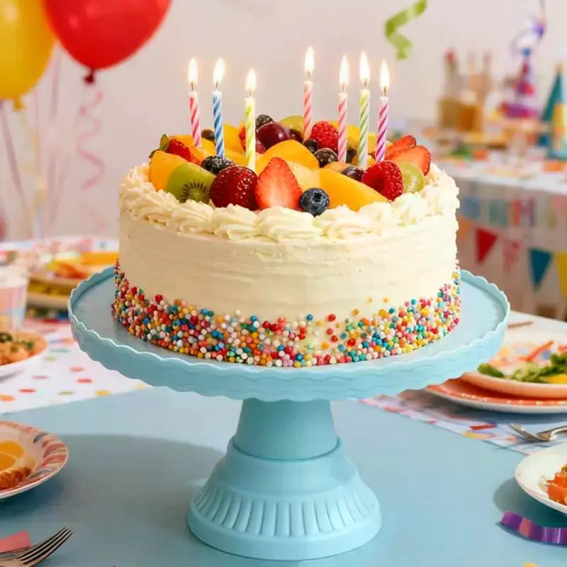 Plastic Cake Stand Display Rack Wedding Decoration Birthday Cake Tray Dessert Cake Tools Desktop Tray For Wedding Birthday Zpaxo