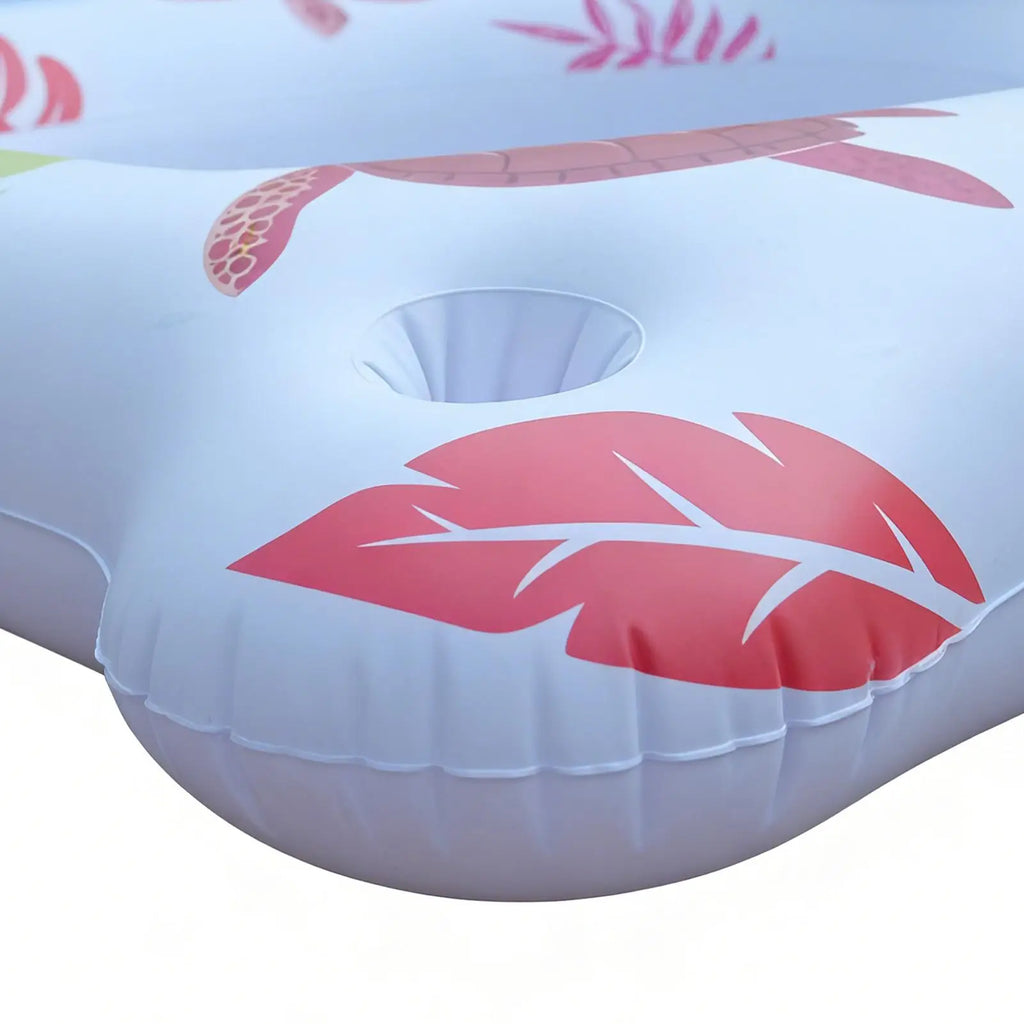 Floating Chair Pool Floaty Toys LED Lights Inflatable Float Beach Zpaxo