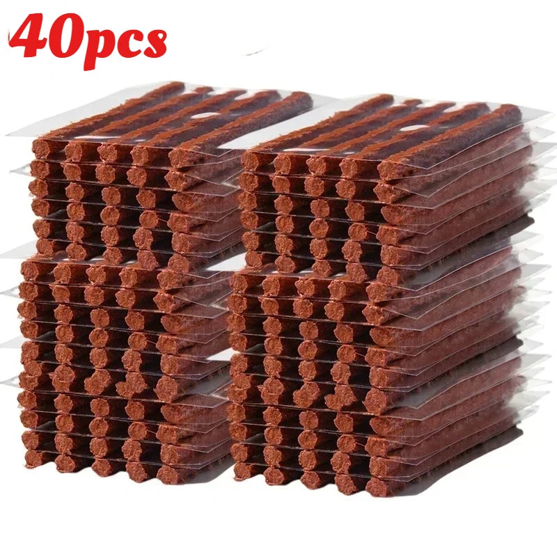 20 Car Tire Repair Tool Tubeless Tyre Puncture Plug Studding Garage