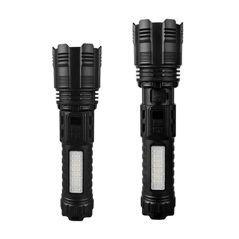 SHINEKNOT 600LM Zoomable Tactical LED Searchlight Flashlight Tactical LED Flashlight Zpaxo Regular version black ZOOM|China Mainland