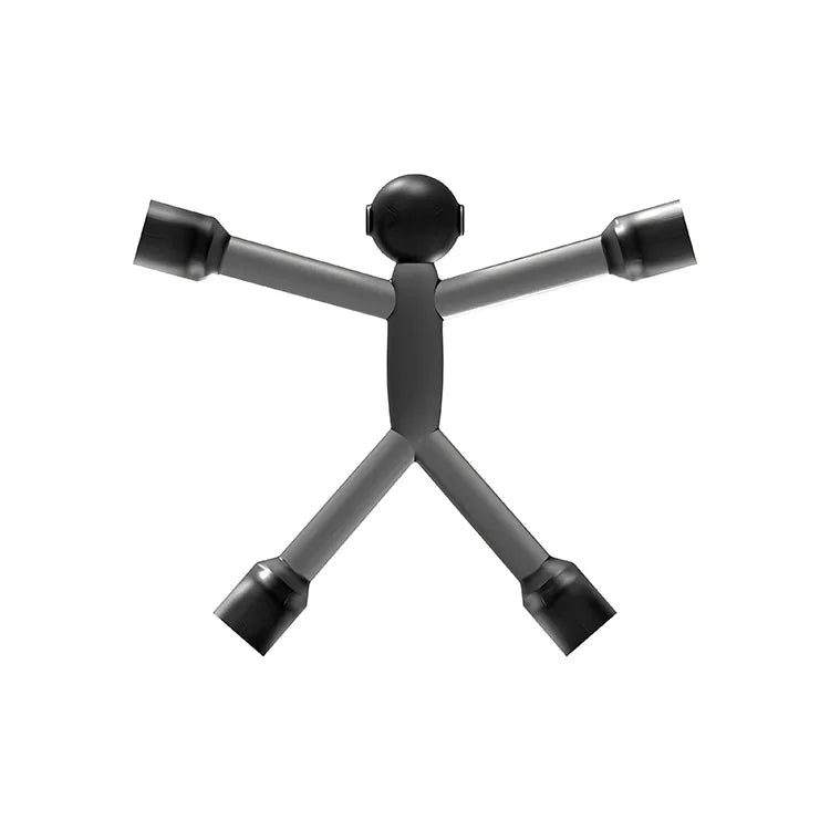 5/10pcs Fridge Magnet Cute Mini Man Flexible Magnetic Sticker for Refrigerator DIY Hook Home Office Decor Refrigerator Magnets Zpaxo 1PC black