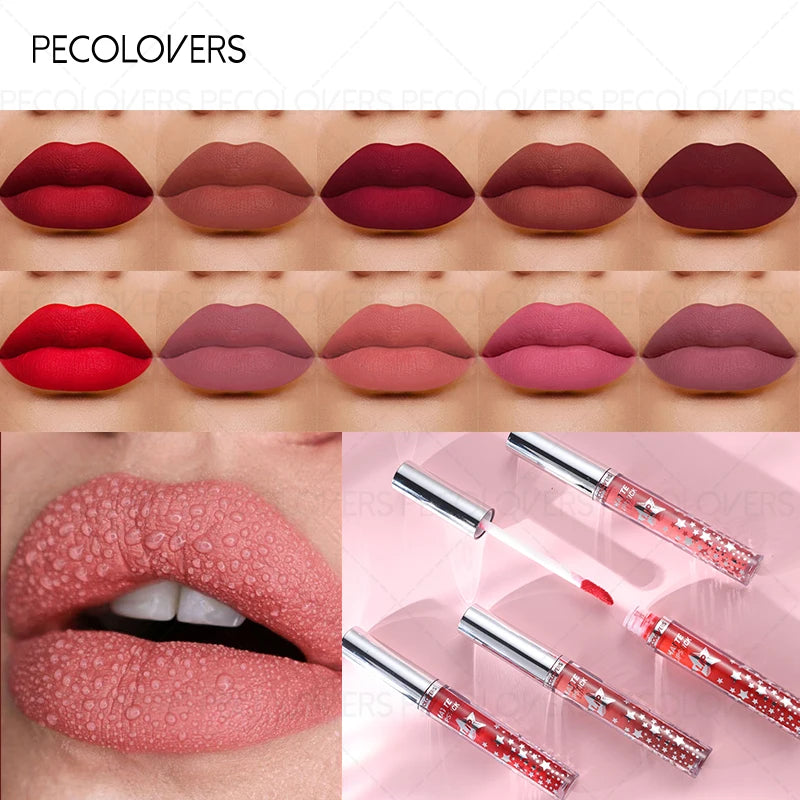 Soft Delicate Texture Matte Finish Nude Makeup Non-stick Lipstick