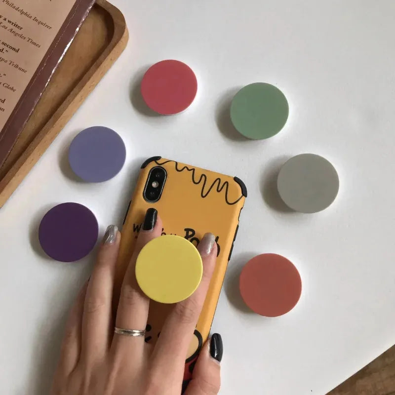 Macaron Folding Phone Grip Stand – Stretchy Universal Holder