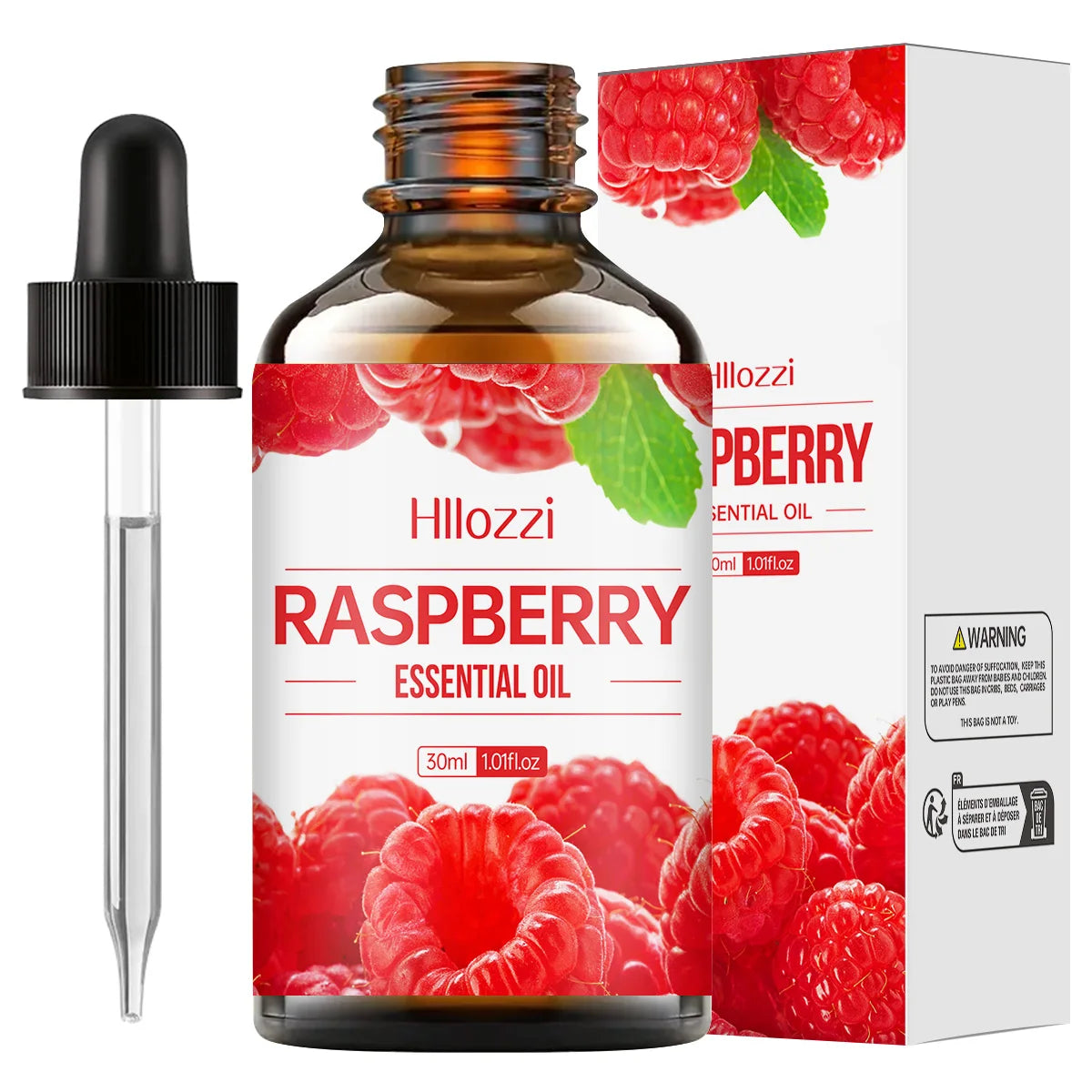 30ml raspberry essential oil pure plant essential oil multifunctional use aromatherapy diffuser humidifier soap fruit essential Zpaxo RASPBERRY 1PCS 30ml Fruit