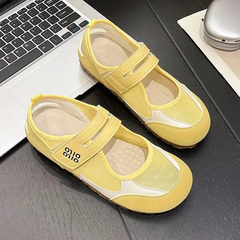 Women Mary Jane Flat Shoes Slip-on Casual Soft Bottom Lightweight Zpaxo 36 image color 2