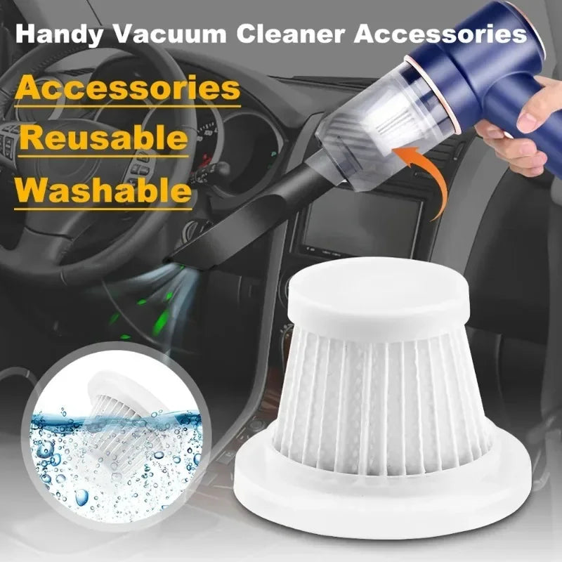 5PCS Cordless Vacuum Cleaner Hepa Filter Set Wireless Handheld Replacement Filters for Home Car Element Zpaxo