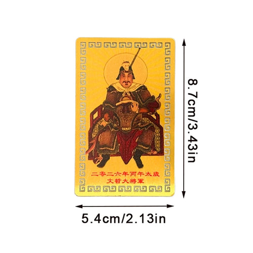 1 2 2026 Tai Sui Card Taoism Amulet Bring Good Luck Wealth Feng Shui Zpaxo