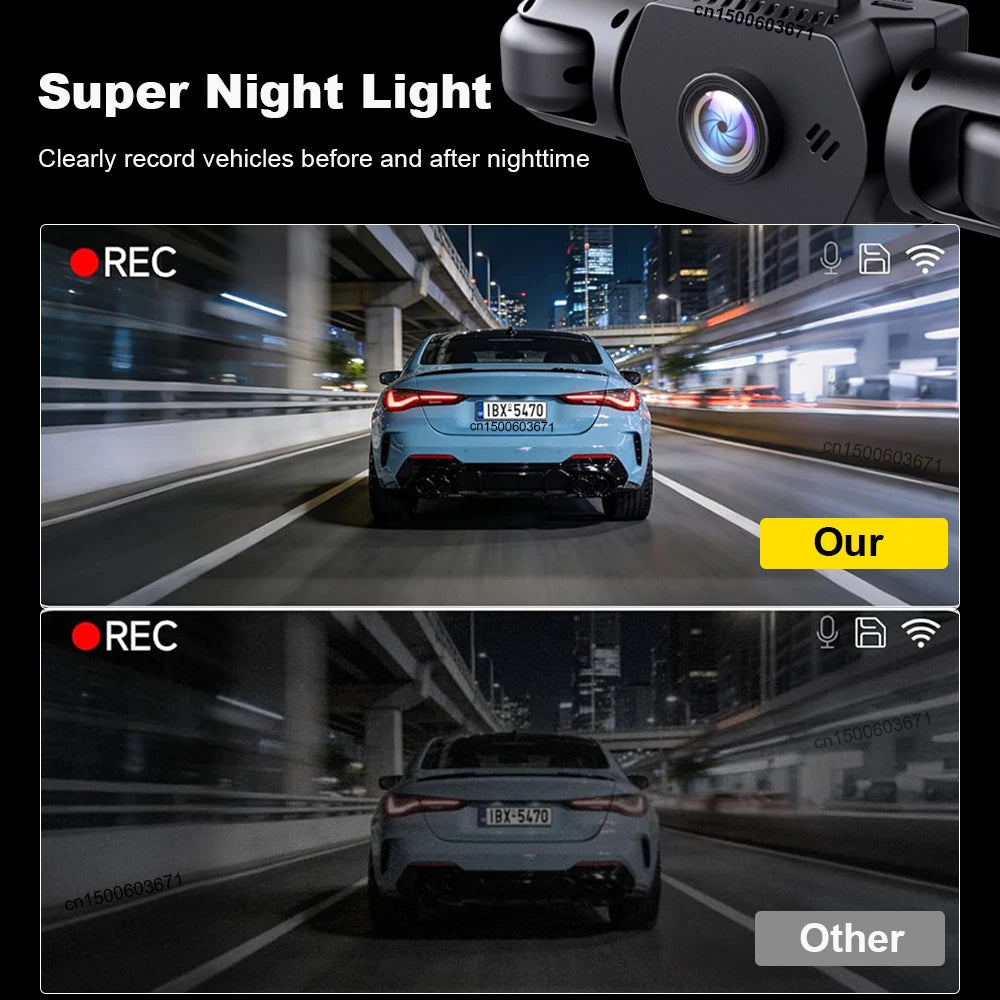 Dash Cam 1080P Car Dvr 4 Channel Vehicle Video Recorder Cars 360