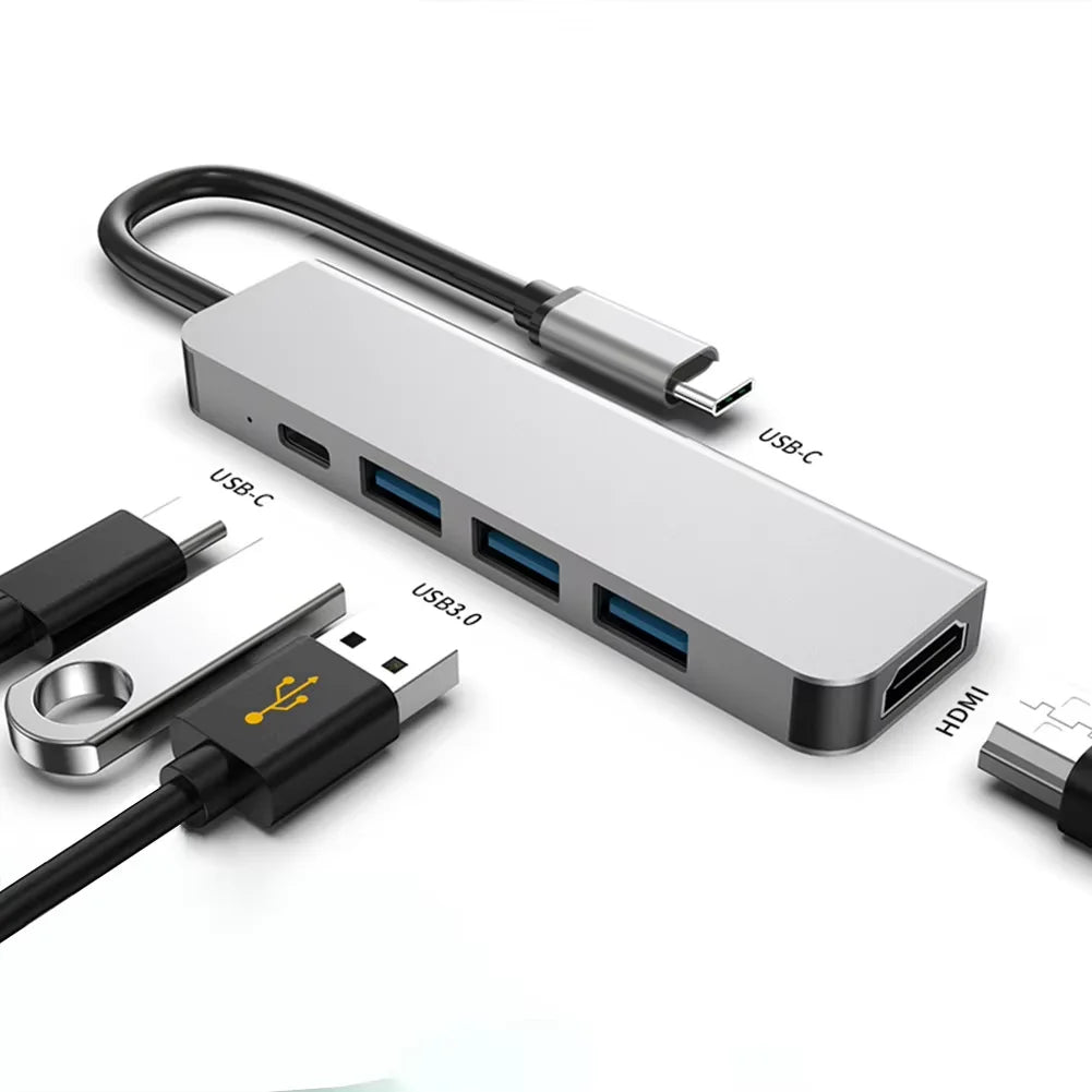 USB Hub 1 TF SD Card Reader 5Gbps Speed USB3 0 Splitter Adapter Zpaxo