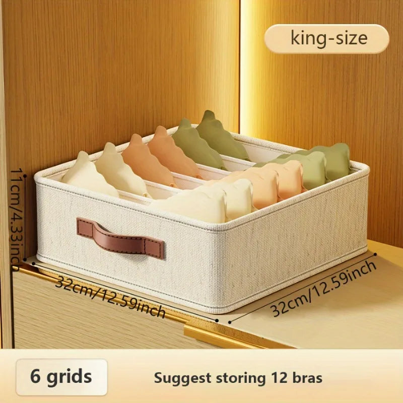 Foldable Underwear Socks Storage Box Multi-compartment Drawer