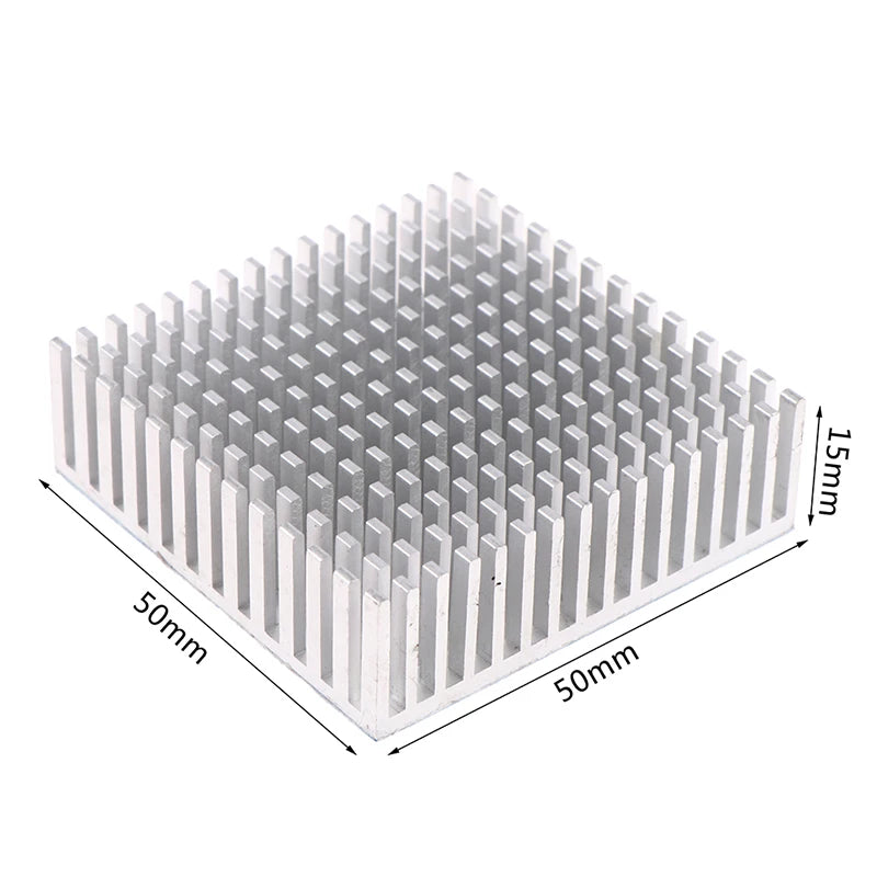 50 Aluminum Heatsink Panel Heat Sink CPU Power IC Chip Cooler Radiator