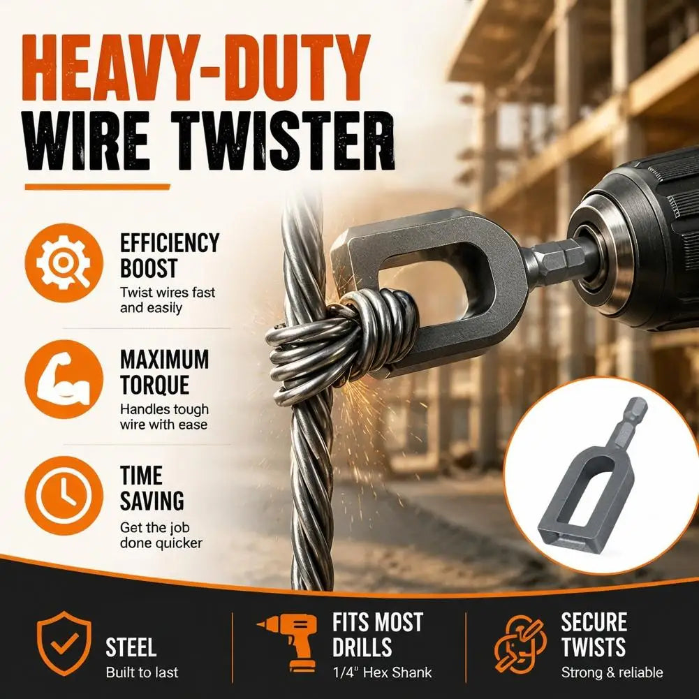 Electric Drill Wire Twisting Tool – Fast Secure Connections Drill Wire Twister Zpaxo