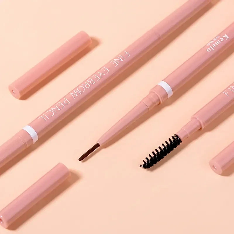 Waterproof Double-ended Eyebrow Pencil Ultra Fine Sweat-proof Long
