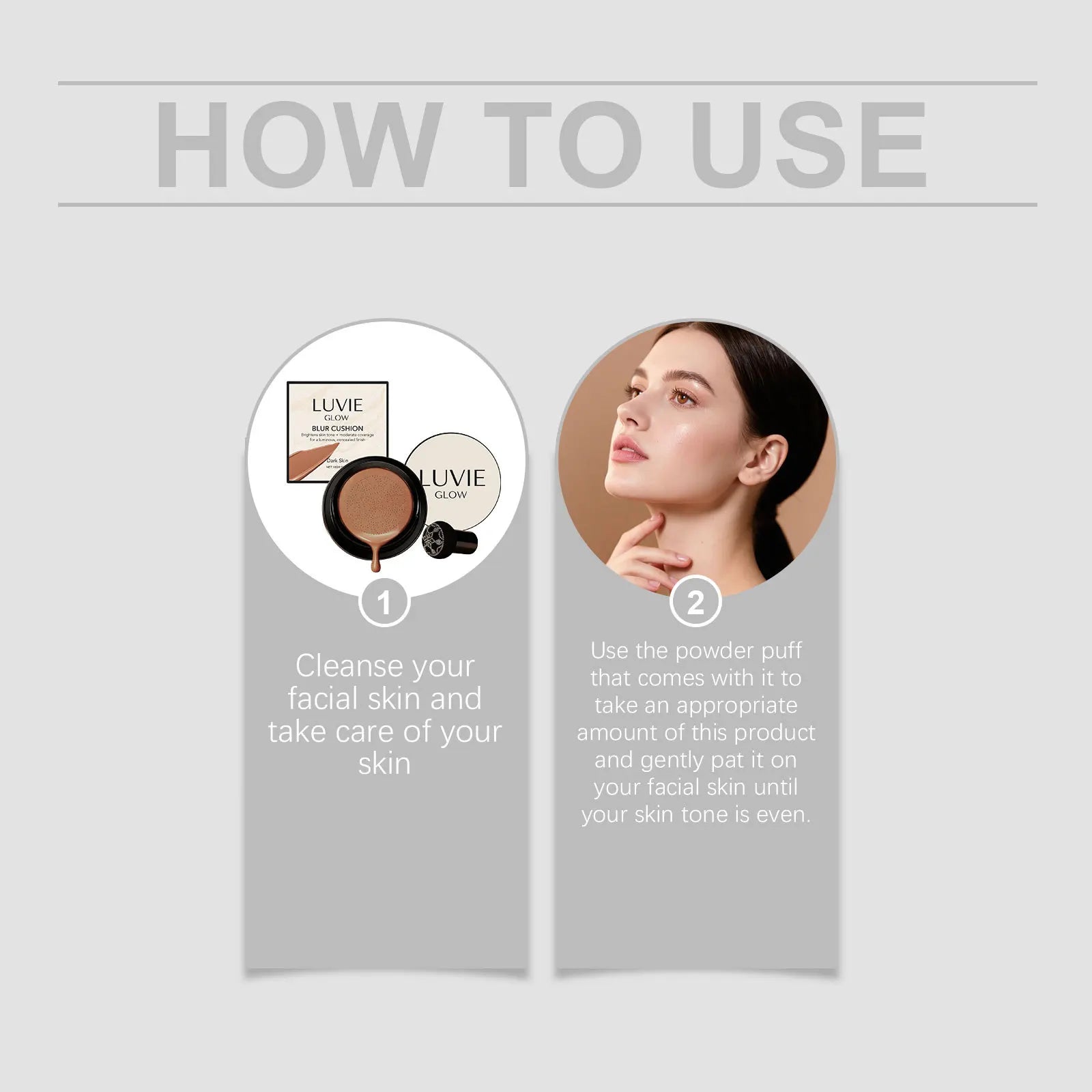 Mushroom Head Air Cushion CC Cream Foundation – Concealer Air Cushion Foundation Zpaxo