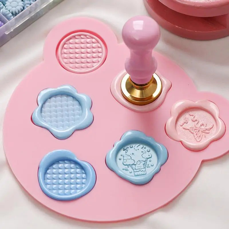 Wax Seal Stamp Silicone Mold Pad | 6 Shapes for 25mm Stamps