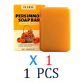Persimmon Scented Body Soap Bar For Dry Skin Moisturizing Gentle Cleanser Winter Skincare Long Lasting Fragrance Bath Luxury Zpaxo 1Pcs