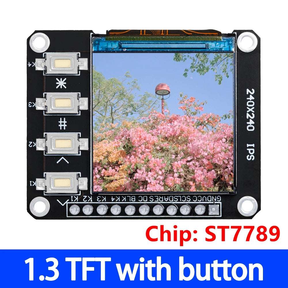 0 96 1 3 44 8 TFT Display LCD ST7735 4p Button Arduino Zpaxo 1.3 TFT with 4key