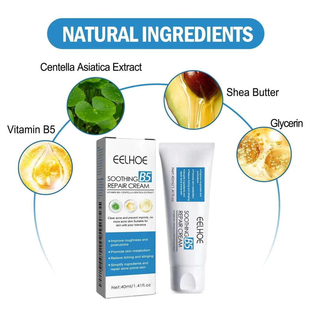 Eelhoe B5 Repair Cream – Soothing Hydrating Face Moisturizer Face Repair Cream Zpaxo